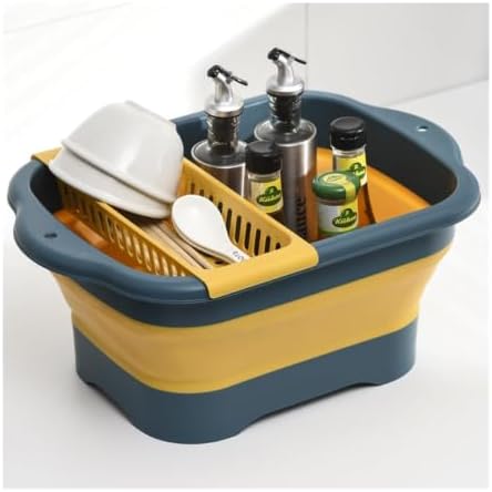 Collapsible Silicone Strainer Foldable Kitchen Colander Space Saving