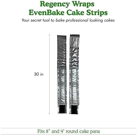 Regency Wraps EvenBake Cake Strips, 30 In, 2 Pack