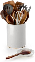 Nucookery Utensil Holder with Spoon Rest for Kitchen Counter, 6.4''