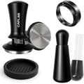 51mm Espresso Accessories Kit, Spring Loaded Calibrated Tamper, WDT