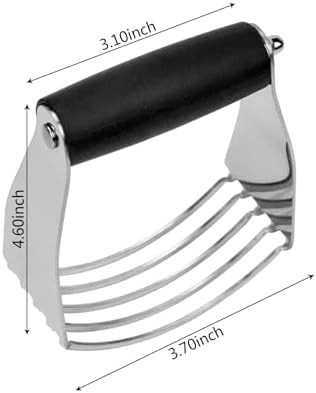 Dough Blender Heavy Duty Pastry Cutter Stainless Steel Butter Cutter
