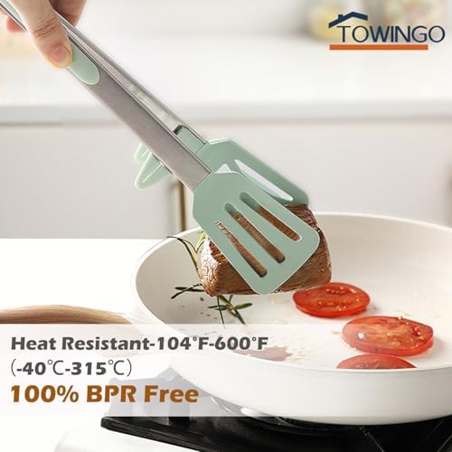 Kitchen Serving Tongs, 9 Inch, 3Pcs