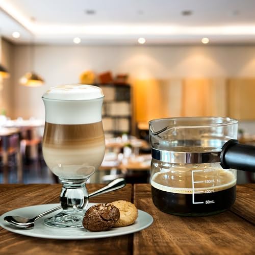 Espresso Carafe Glass Replacement - 4 Cup. Fits Most Espresso