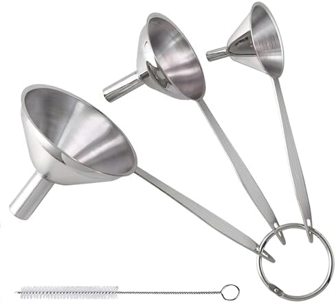 Small Funnels for Filling Bottles Stainless Steel Kitchen Funnels