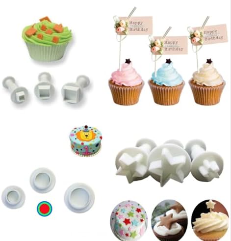 20-Piece Fondant and Cookie Plunger Cutter Set