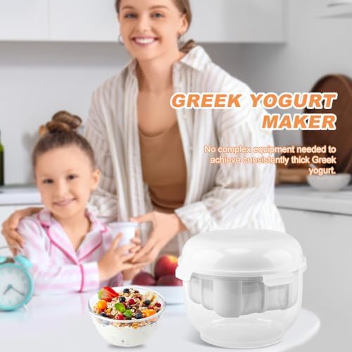 Greek Yogurt Strainer, Large 2 Quart Fine Mesh Basket