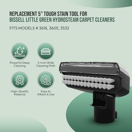 Replacement Tough Stain Tool for Bissell Little Green HydroSteam
