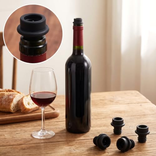 48 Pack Wine Stoppers Vacuum, Food Grade Silicone Wine Saver