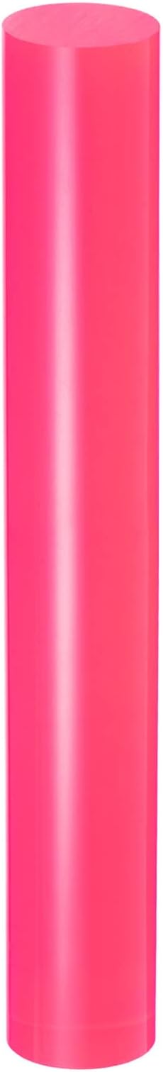 HARFINGTON Acrylic Clay Roller 7.28 Inch x 1 Inch Solid Non-Stick Plastic Round by HARFINGTON