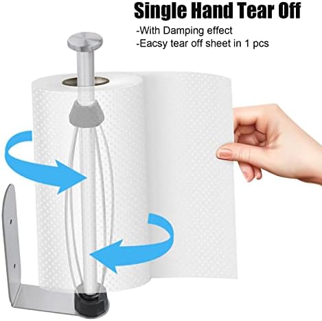 2 Pack Stainless Steel Paper Towel Holders