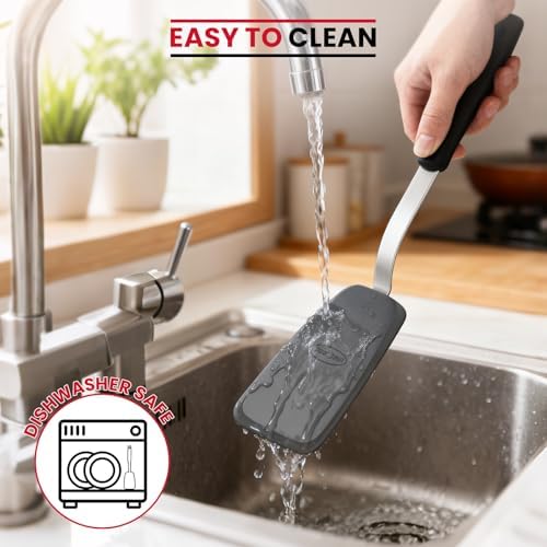 Unicook 2-Piece Small and Mini Silicone Spatula Set for Cooking and