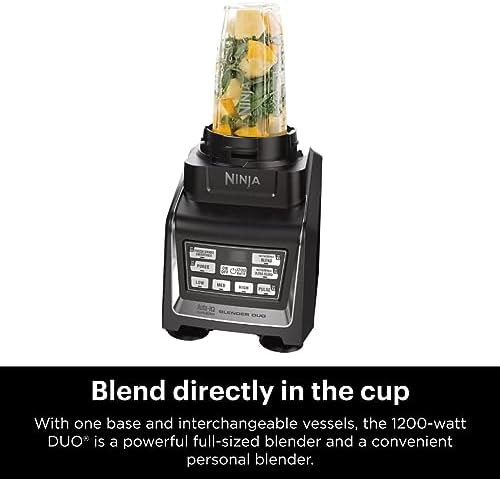 Ninja BL642 Personal & Countertop Blender, Black
