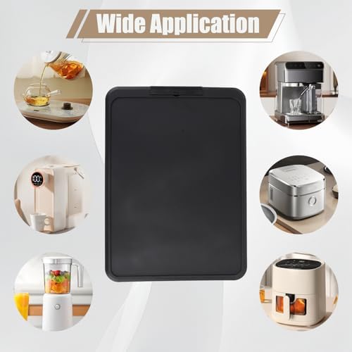 Appliance Sliding Tray with Wheels, 16.1x11.8x0.8 Inch