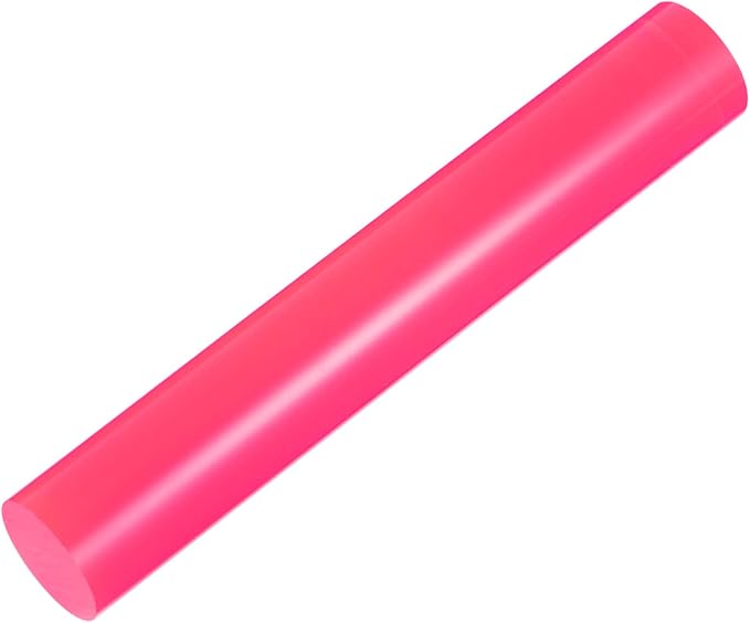HARFINGTON Acrylic Clay Roller 6 Inch x 1 Inch Solid Non-Stick Plastic Round - Image 3