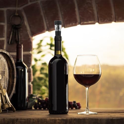2pcs Vacuum Pump Wine Stopper Plastic Fits Most Wine Bottles