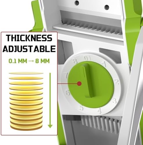 Safe Mandoline Slicer for Kitchen, Vegetable & Food Cutter (Only Slice)
