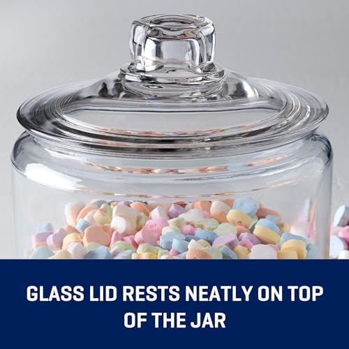 Anchor Hocking Heritage Hill 1 Gallon Glass Jar, Set of 2