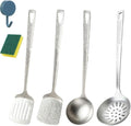 Pure Titanium Cooking Utensil & Spatula Set, No Coating Ultralight