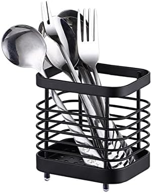 Utensil Holder, Stainless Steel Sink Drying Rack, Silverware Cutlery