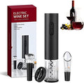 Electric Wine Opener Set, Battery Operated Wine Bottle Opener with