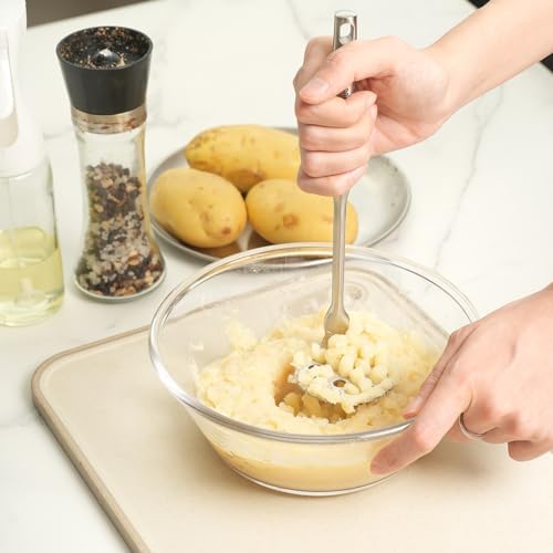 Small Potato Masher - Stainless Steel Mini Avocado Masher for Avocado