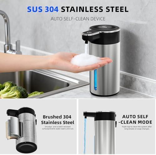 Touchless Automatic Foaming Soap Dispenser for Bathroom