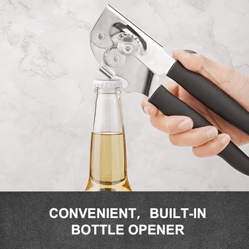 Hand Crank Can Opener Manual Heavy Duty with Comfortable Extra-long