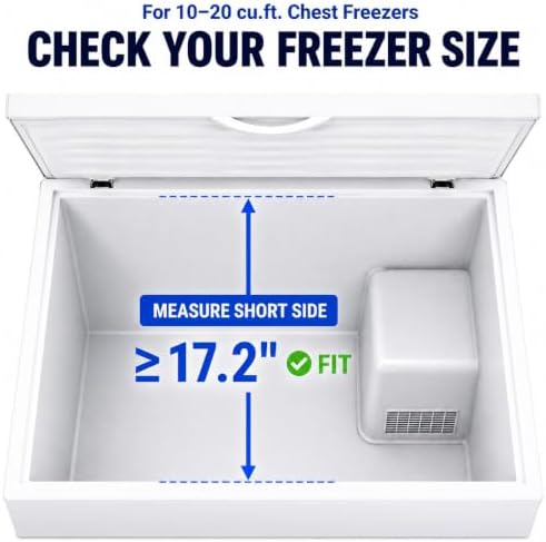 iSPECLE Deep Freezer Organizer Bins - For Most 10-20 cu. ft. Chest