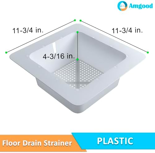 AmGood Floor Sink Strainer Basket, 11-3/4 in. Flange