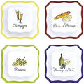 Le Cadeaux Luxury Melamine Mini Condiment Bowls Assorted Wines and