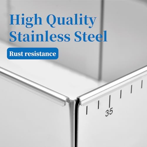 Adjustable Rectangle Mousse Cake Ring Mold - Extendable Stainless
