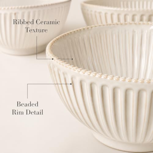 Ceramic Mixing Bowls Set of 3, 4.8/2.9/1.5 Qt