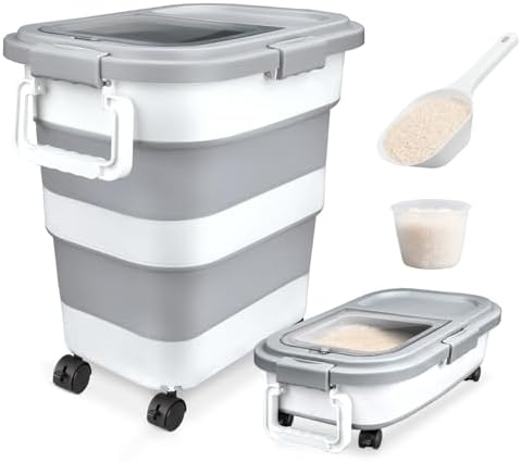 Komzon Rice Storage Container, 10-40 lb