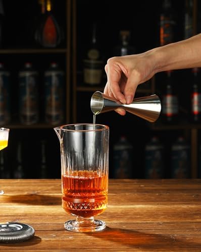 Double Cocktail Jigger Slim Style Measuring Jigger (Silver)
