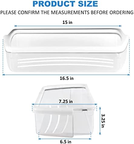 W10321304 Refrigerator Door Shelf Bin, Compatible with Whirlpool