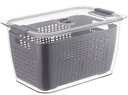 4.5L Vegetable and Fruit Storage Container,Transparent Fresh Keeping