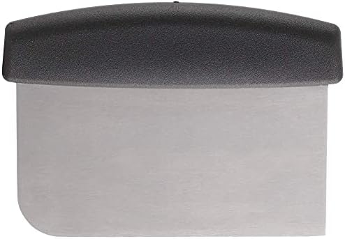 Multipurpose Bench Scraper Kitchen Utensil, Stainless Steel Metal