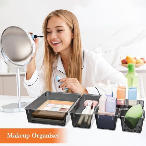 25 PCS Plastic Drawer Organizer, Versatile Organizer Trays & storage