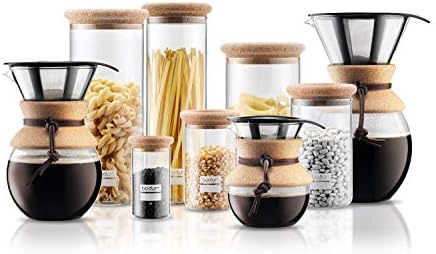 Bodum 17oz Pour Over Coffee Maker, High-Heat Borosilicate Glass with