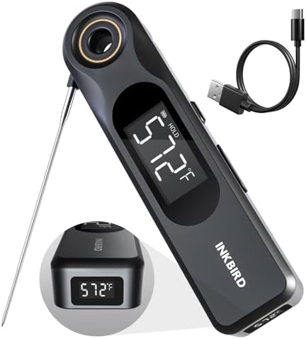 INKBIRD Rechargeable Instant Read Thermometer, 1.8mm Probe