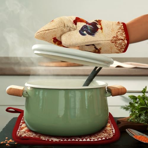 Leinuosen Farm Rooster Kitchen Decor Set