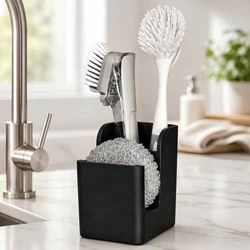 Spacewiser Silicone Sink Caddy and Brush Holder