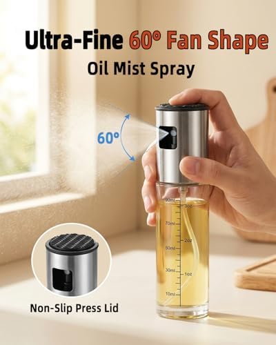 3.5oz/100ml Olive Oil Sprayer, Stainless Steel