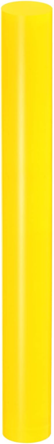 HARFINGTON Acrylic Clay Roller 9 Inch x 1 Inch Solid Non-Stick Plastic Round by HARFINGTON