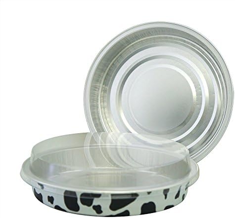 MYStar Set of 12, 6" Round Shape Non-stick Aluminum Baking Cups, Mini