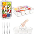 Snackle Box Container,Snack Box Charcuterie Container with 8