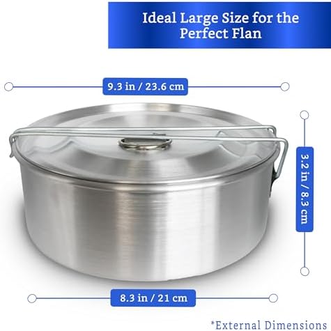 Flan Mold with Lid - Authentic Mexican Flan Pan - Molde para Flan