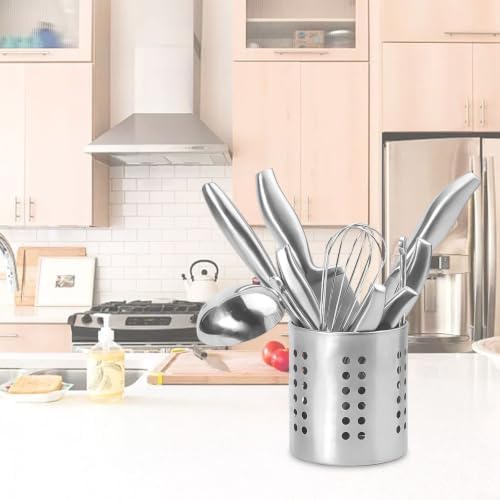 Stainless Steel Utensil Holder,Utensil Drying Rack(10x12.5cm)