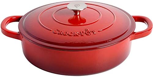 Crock-Pot Crock Pot Artisan Enameled Cast Iron Braiser W/Lid, 5 Quart