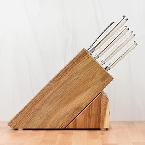 Wusthof Classic Ikon Creme 7-Piece Knife Set, Acacia Block